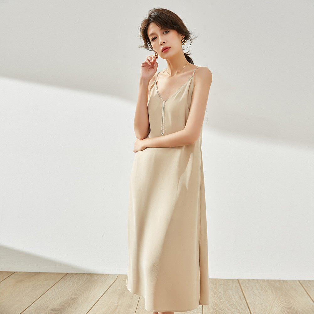 Silky touch matte dress