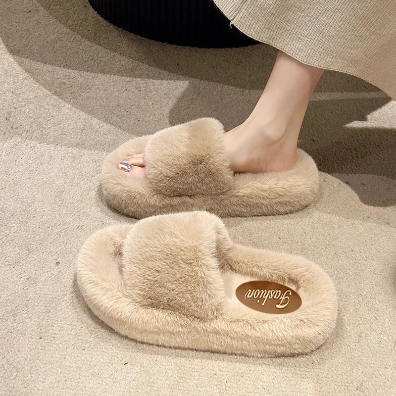 Home indoor cotton slippers