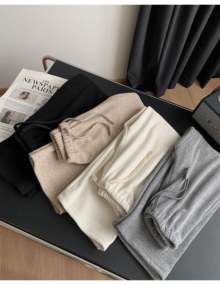 One-piece straight sweatpants