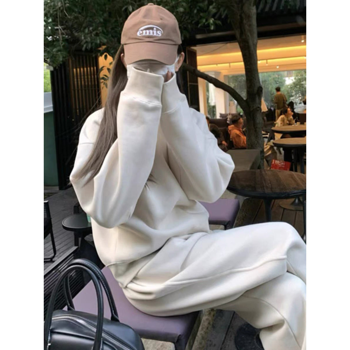 Casual sports sweater set