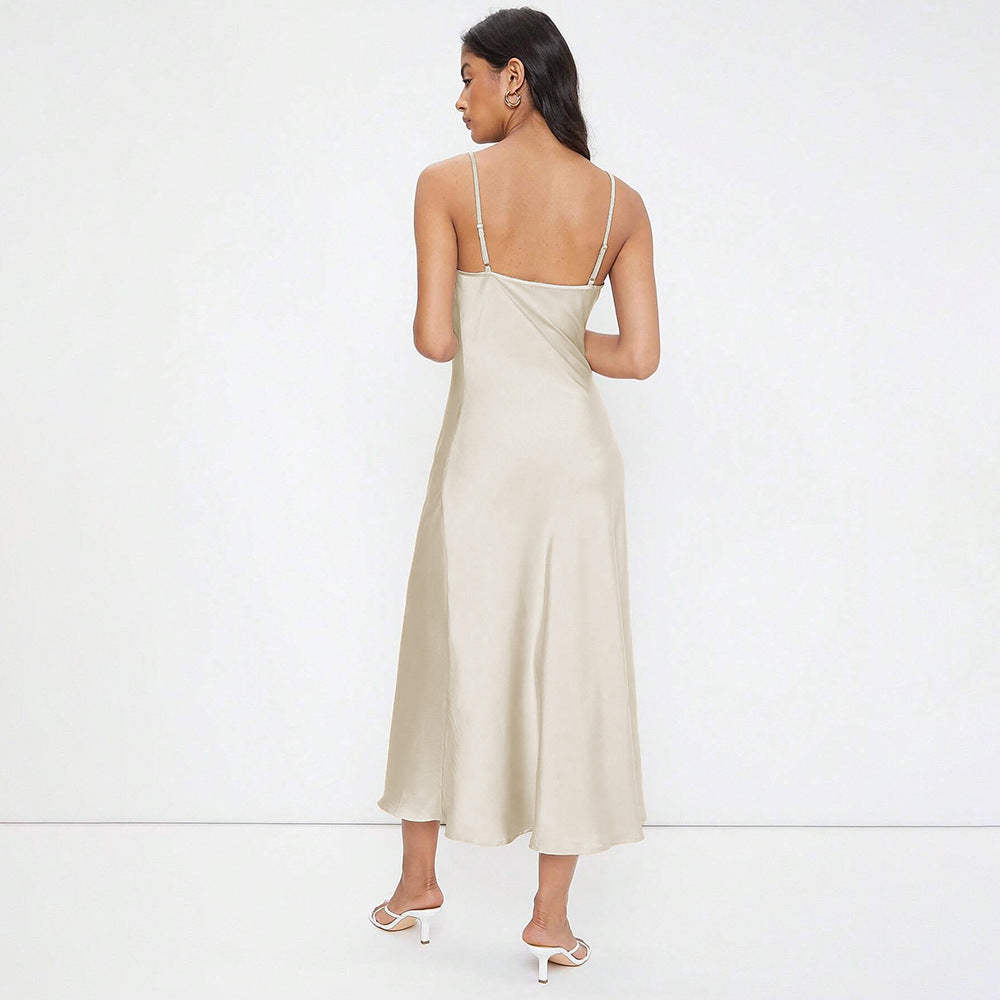 Neck sling dress
