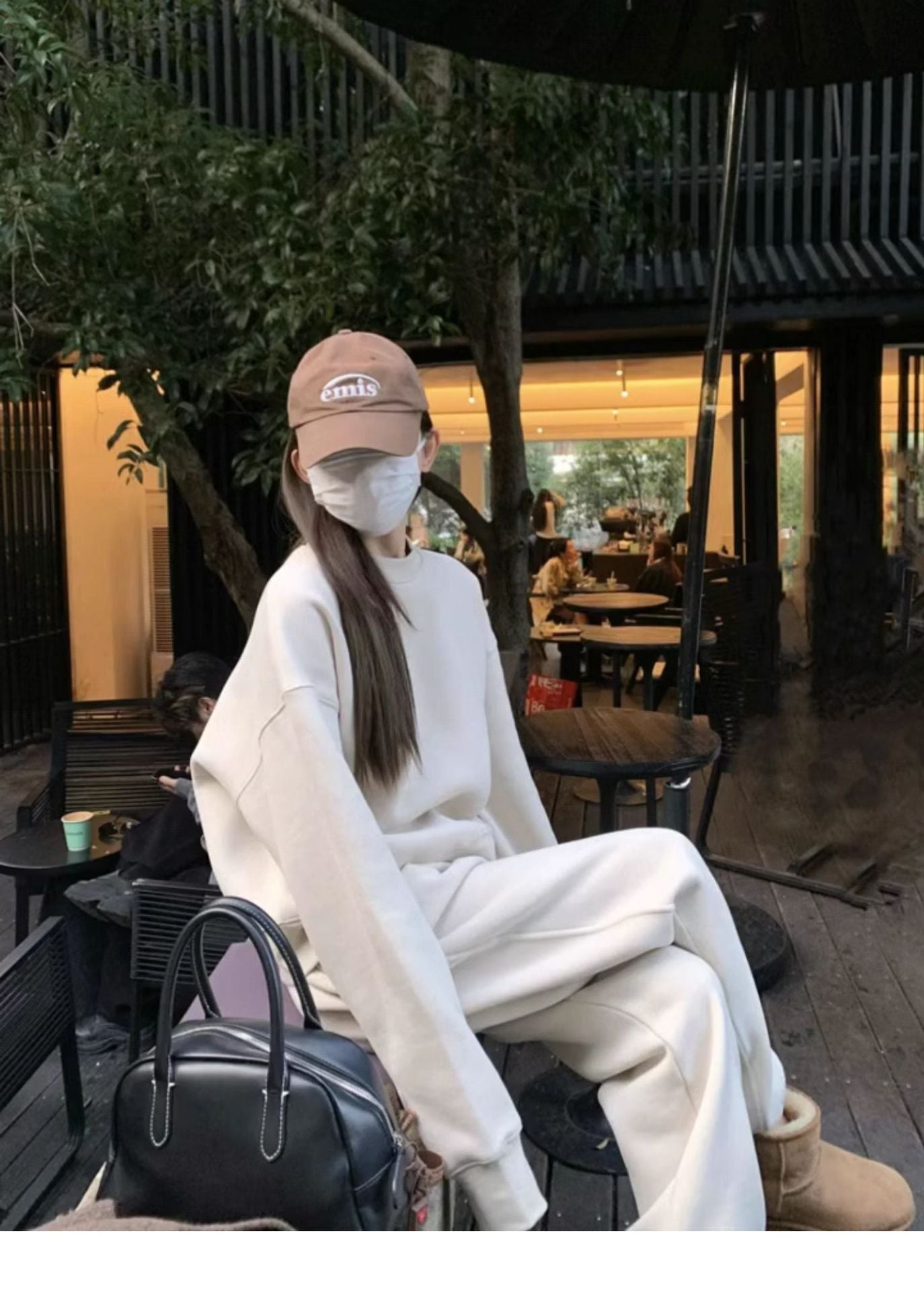 Casual sports sweater set