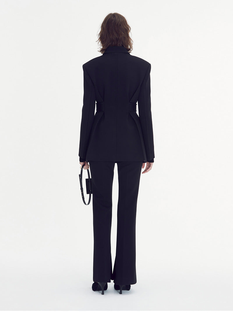 Slim-fit double-breasted top