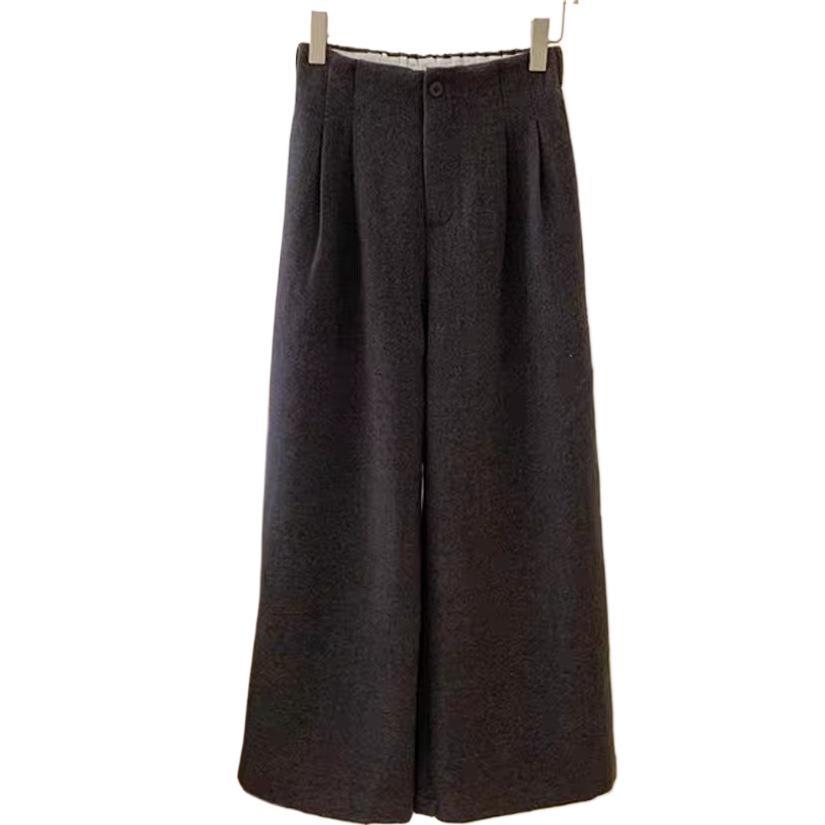 High Waist Straight Pants Wide Leg Pants