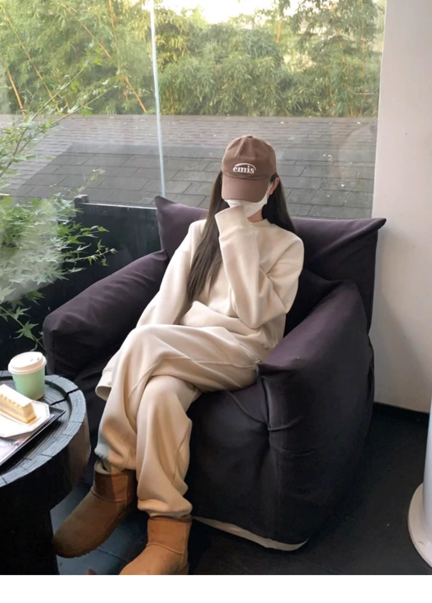 Casual sports sweater set