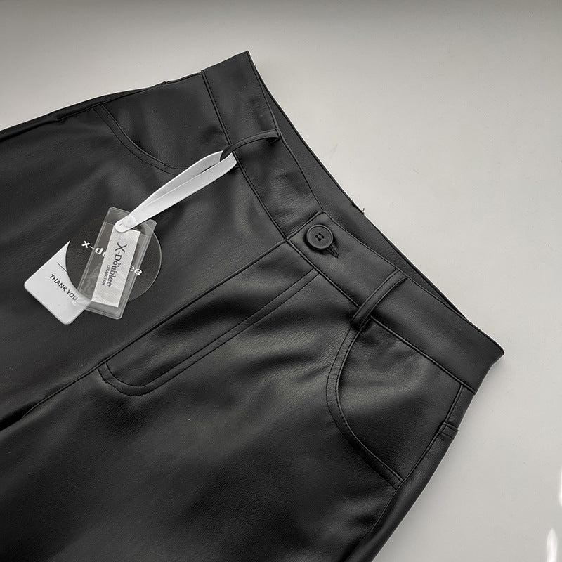 High Waist Straight Wide Leg Pants