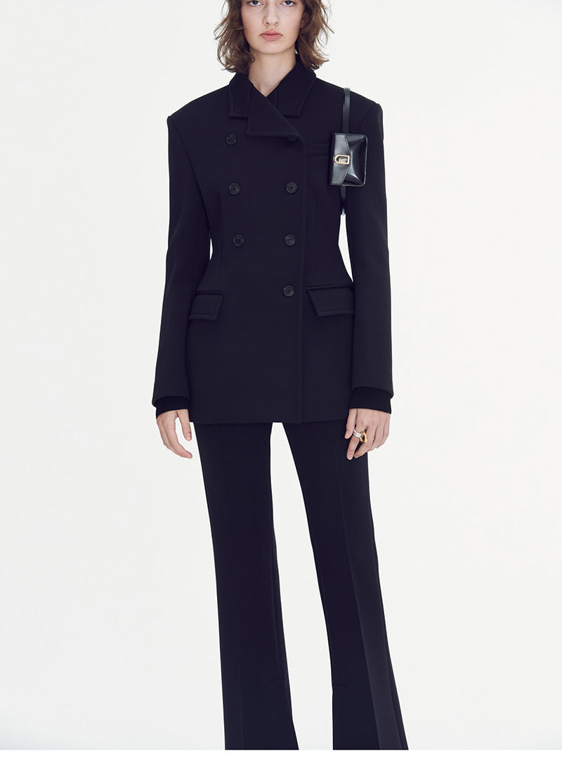 Slim-fit double-breasted top