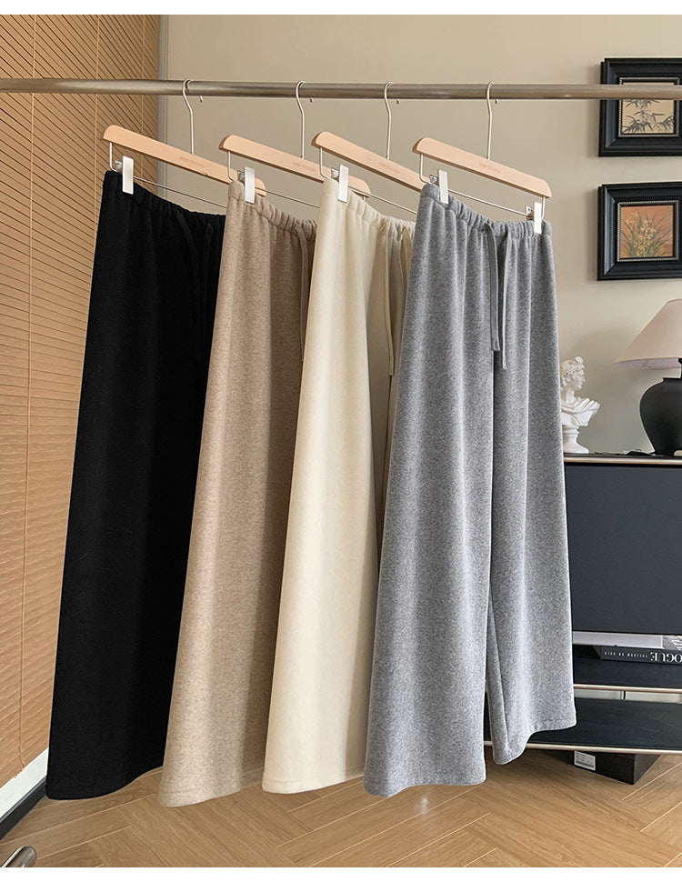 One-piece straight sweatpants