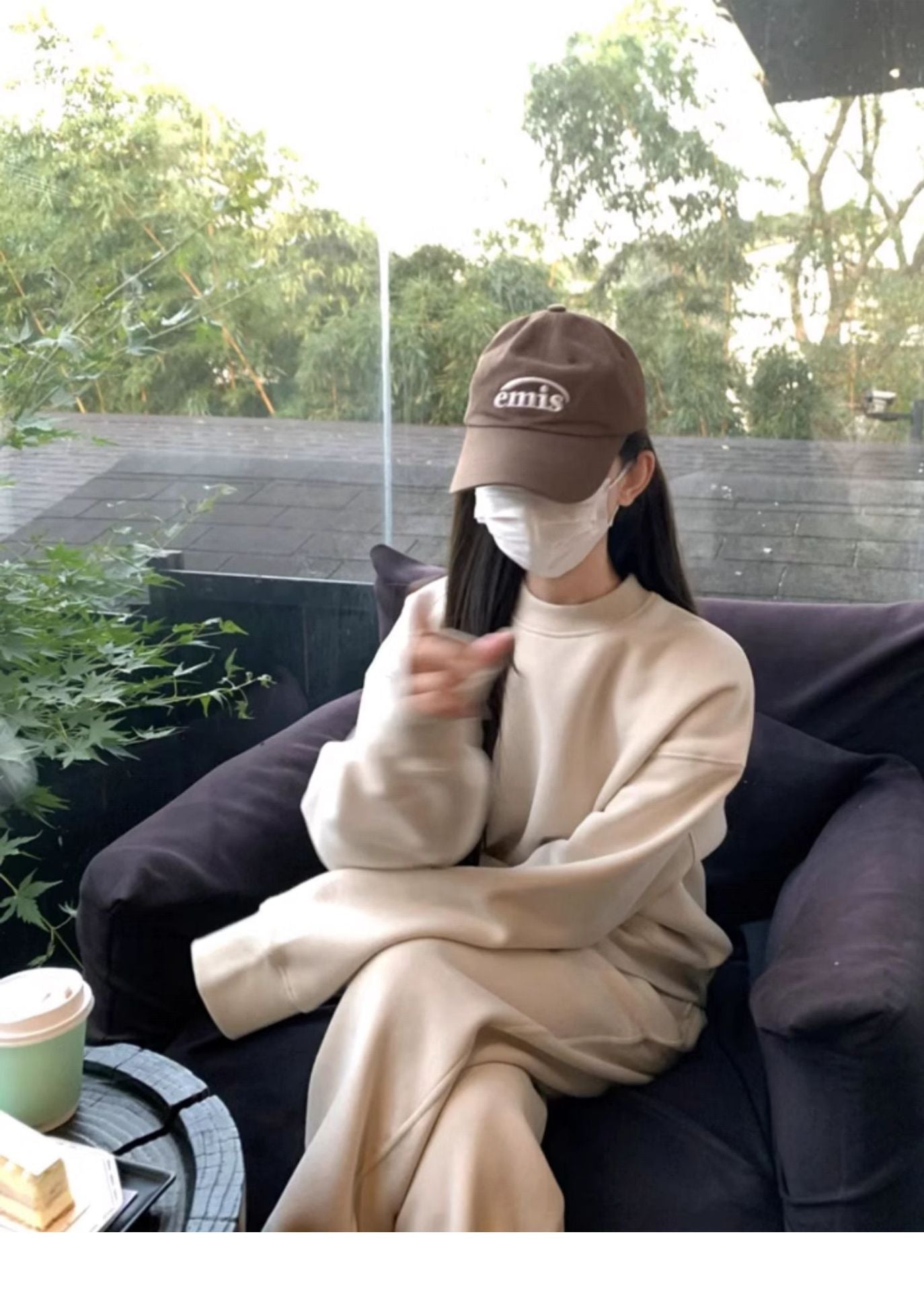 Casual sports sweater set