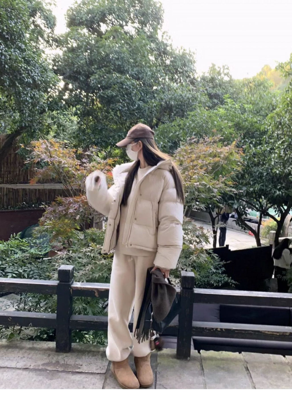 Casual sports sweater set