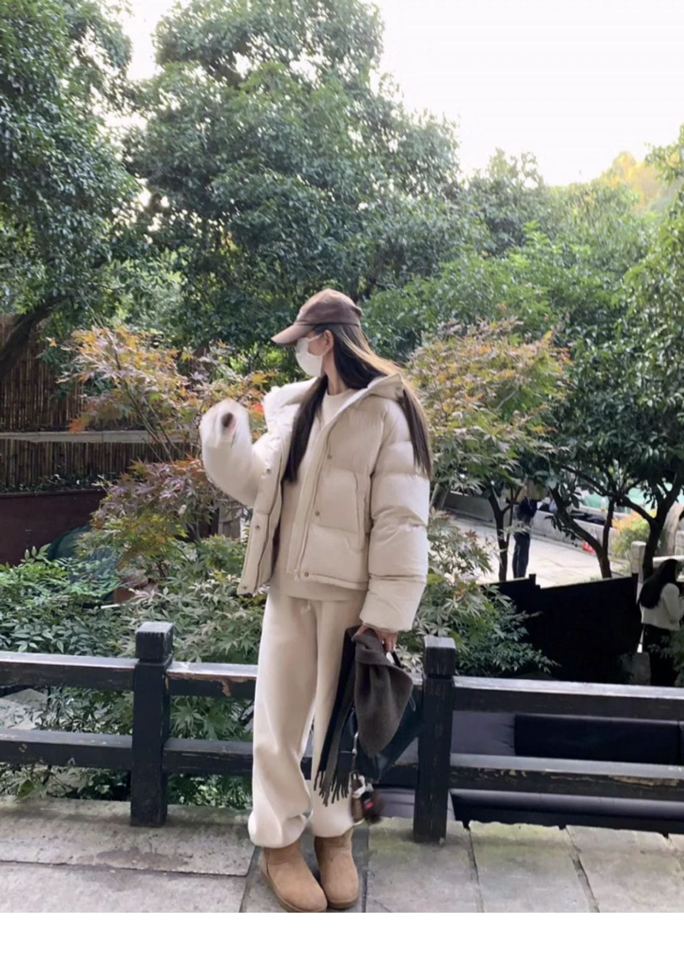 Casual sports sweater set