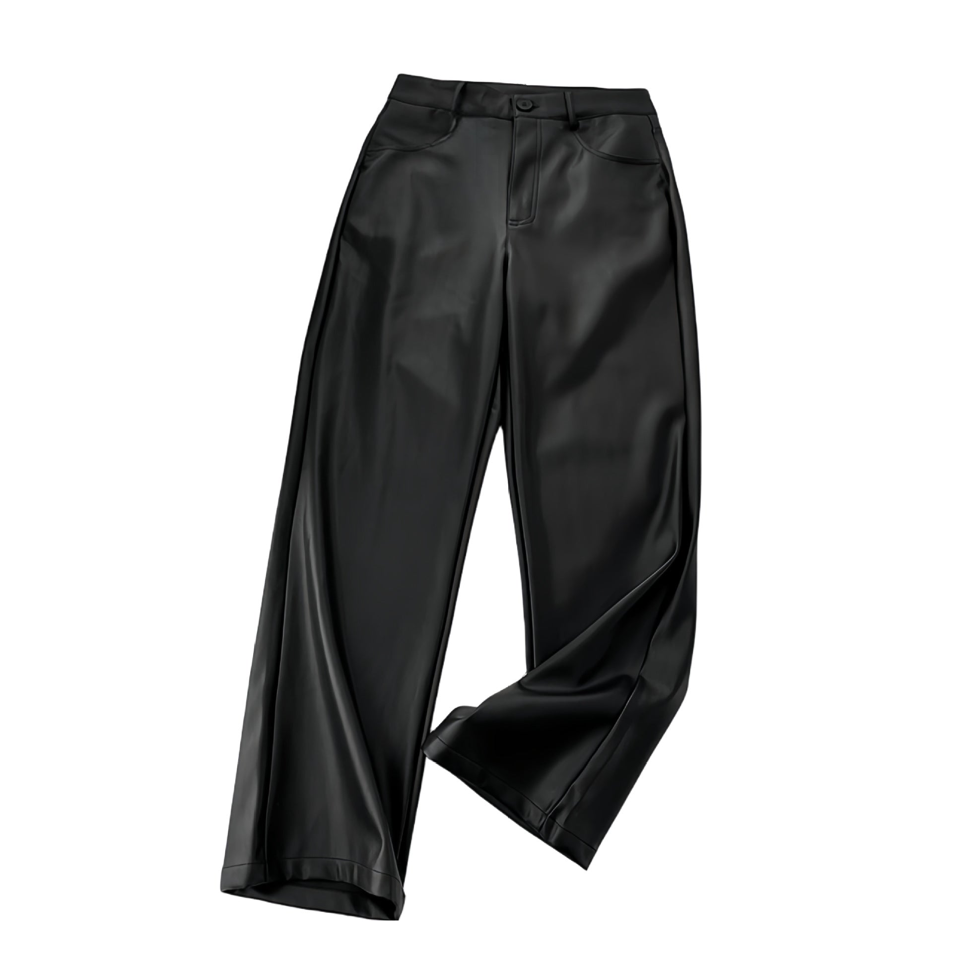 High Waist Straight Wide Leg Pants