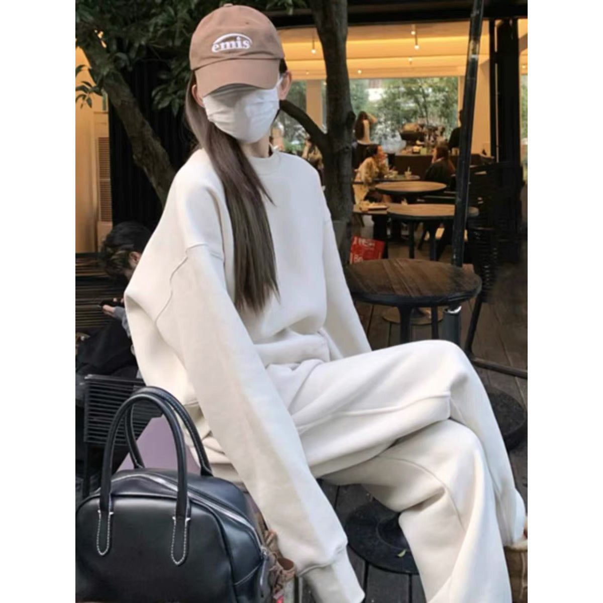 Casual sports sweater set