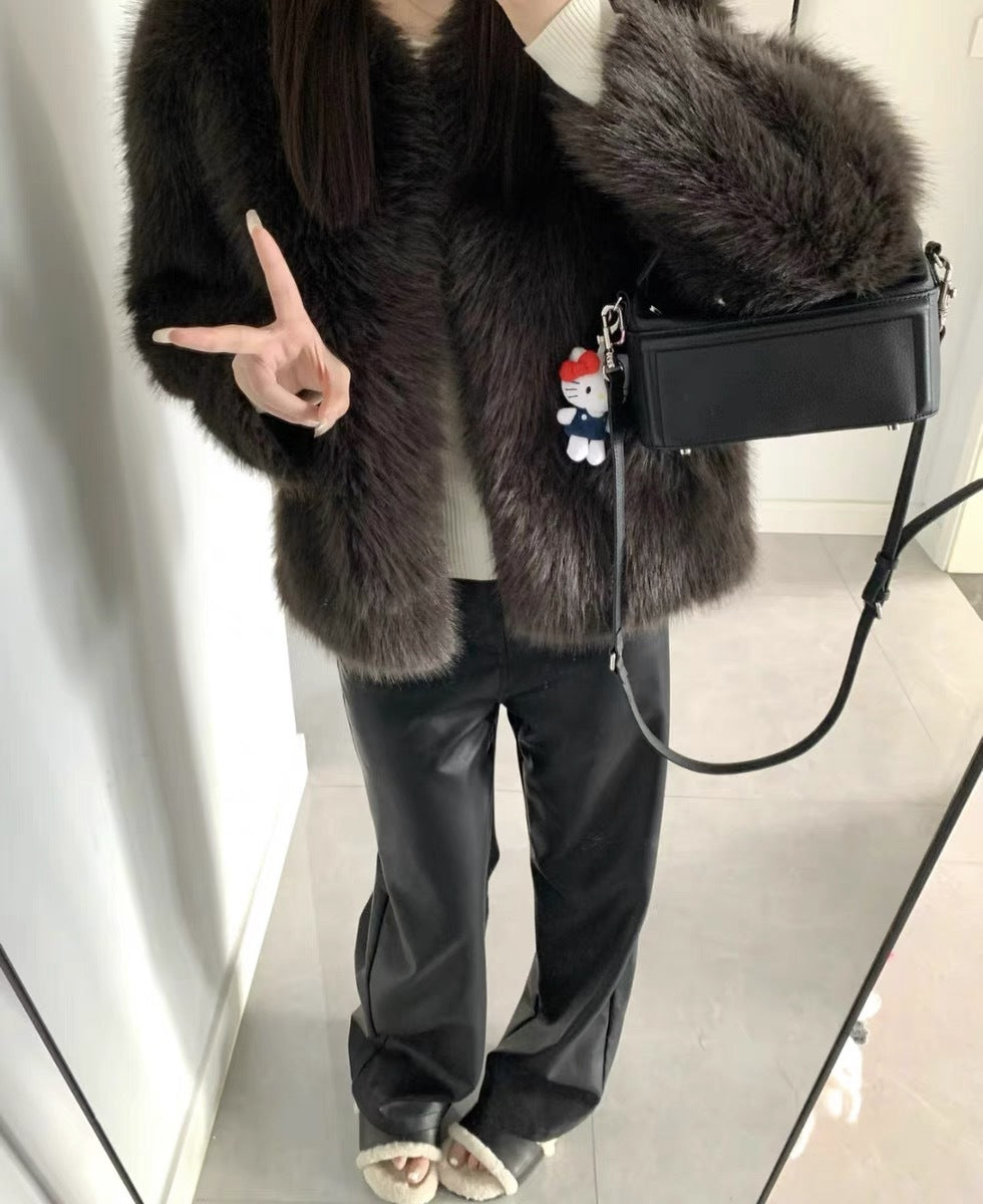 High Waist Straight Wide Leg Pants