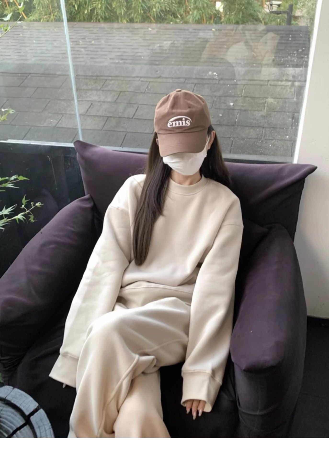 Casual sports sweater set