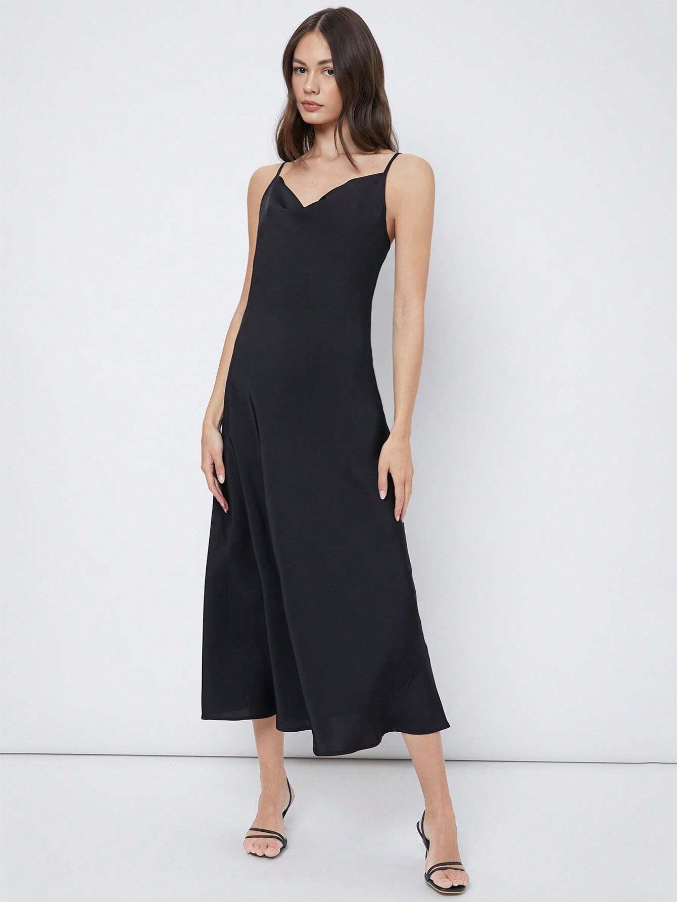 Neck sling dress