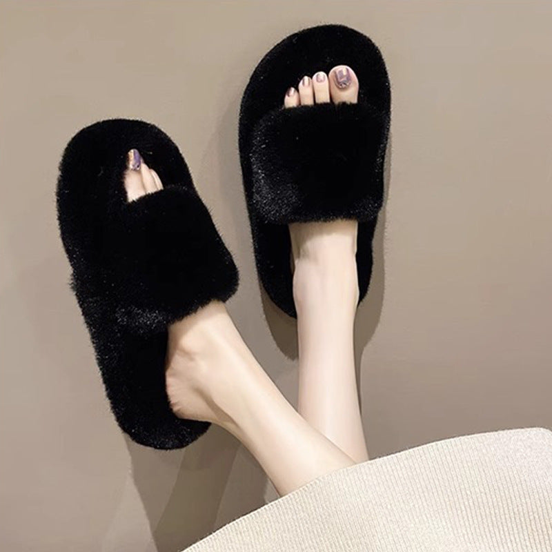 Home indoor cotton slippers