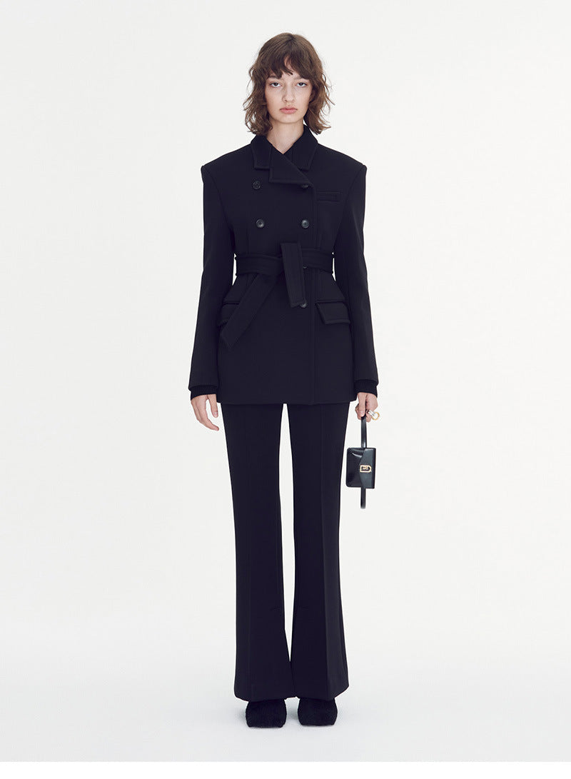 Slim-fit double-breasted top