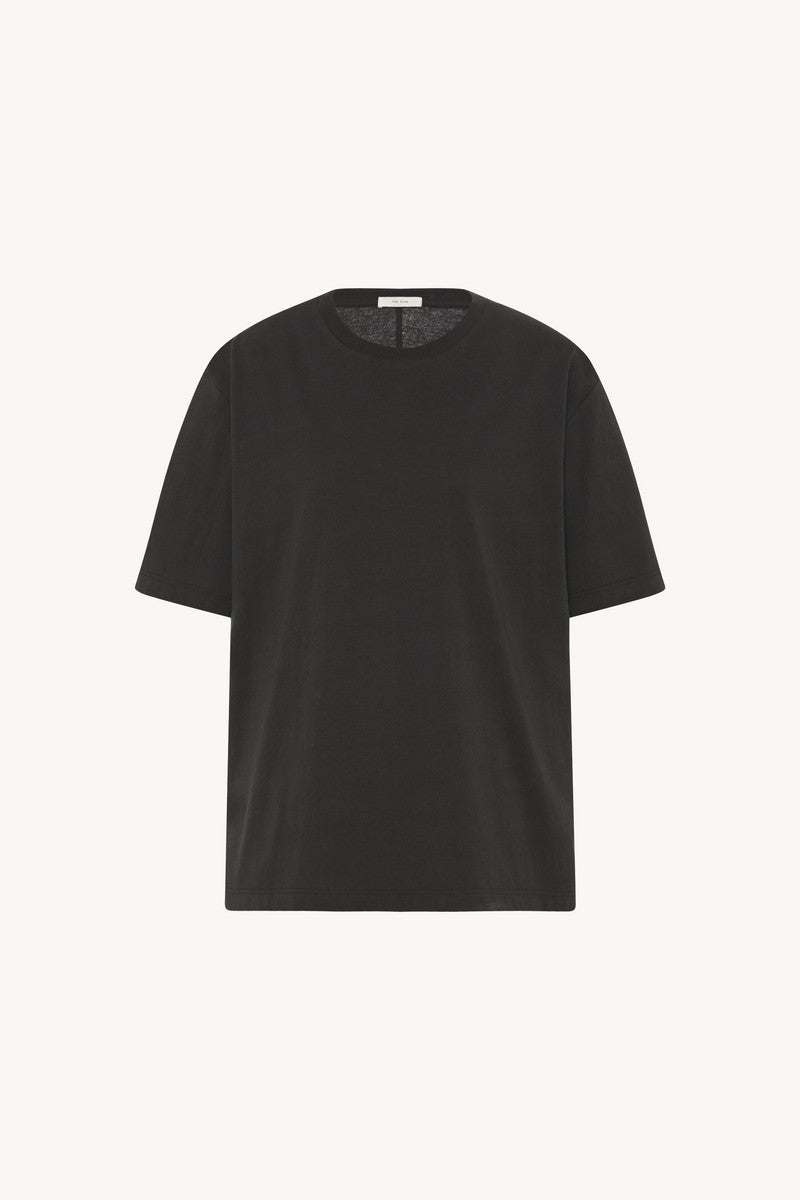 Crew neck solid color short sleeves