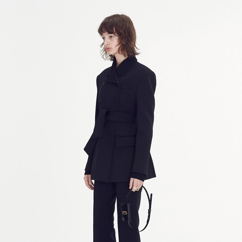 Slim-fit double-breasted top