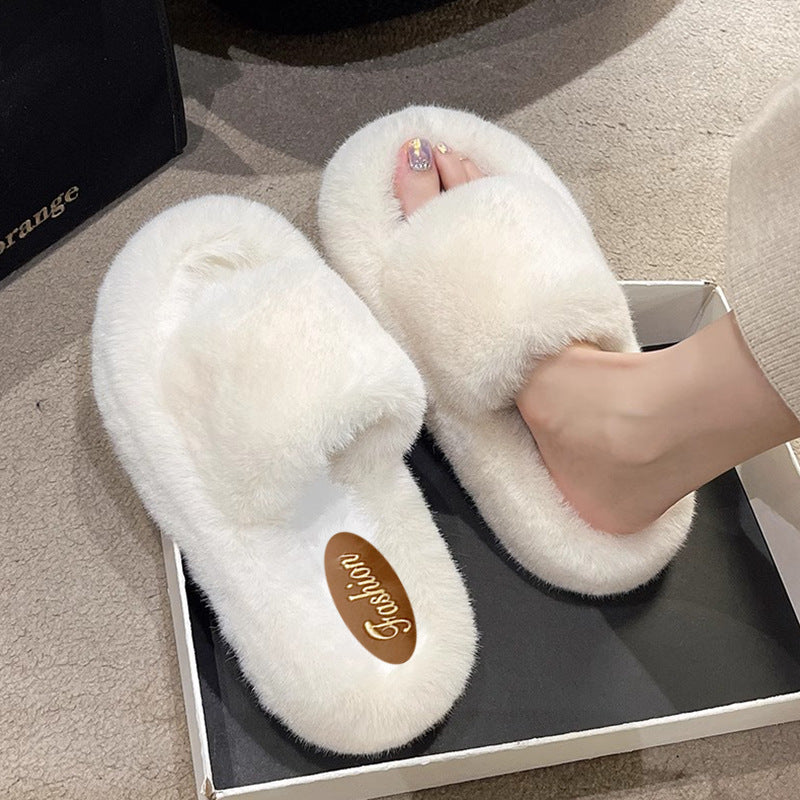 Home indoor cotton slippers