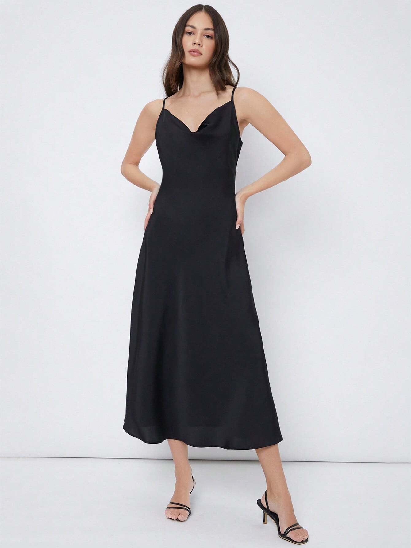 Neck sling dress