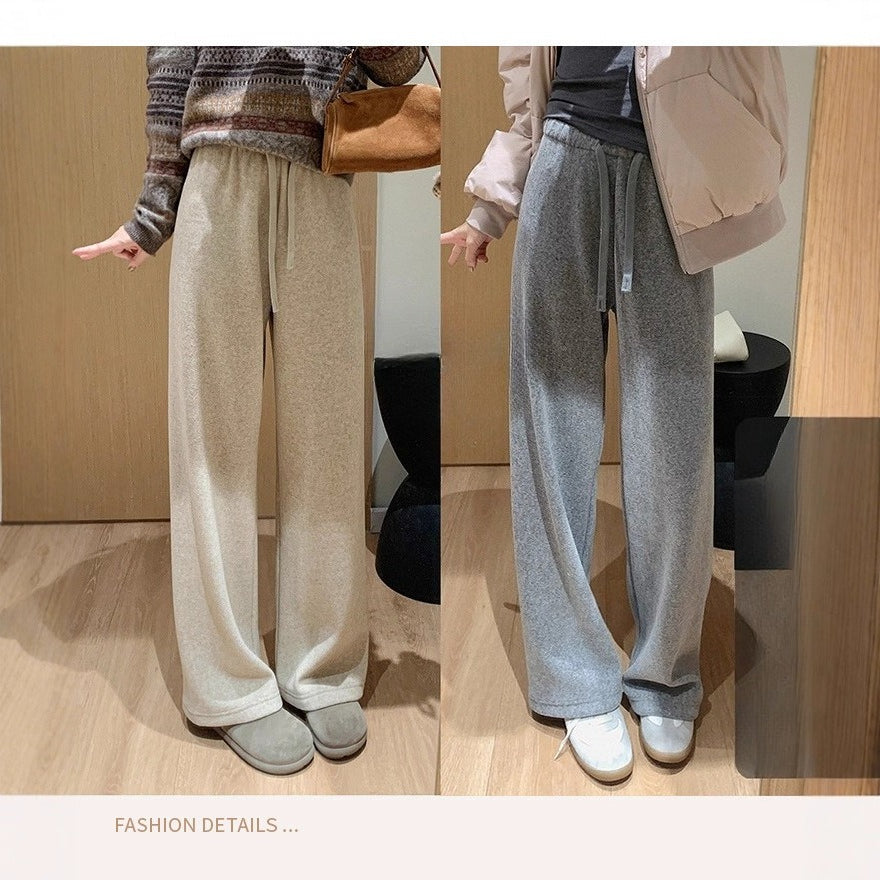 One-piece straight sweatpants